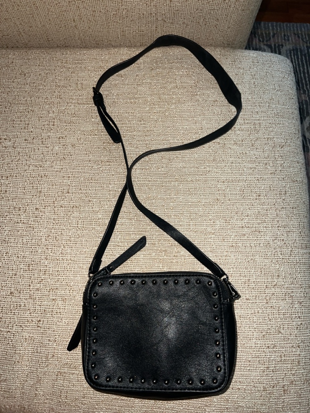 SPENDID Black Studded Crossbody Bag - Women